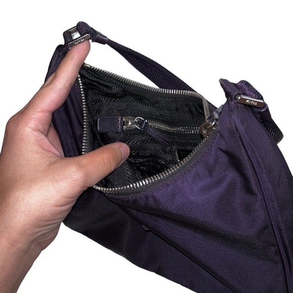 Prada 2000 Mini Nylon Bag, Purple - Picture 11 of 15